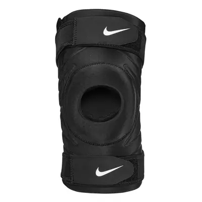 Fitness chránič NIKE OPEN-PTA KNEE SLEEVE STR BK WH