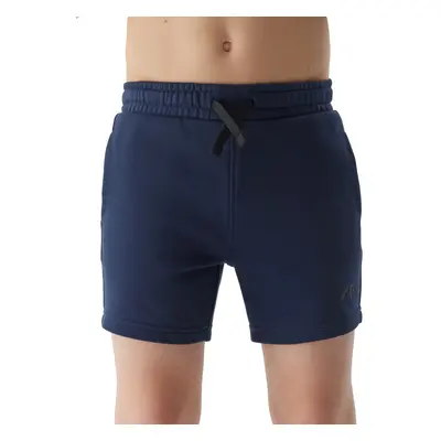 Chlapecké teplákové kraťasy 4F JUNIOR SHORTS CAS-4FJWSS24TSHOM272-31S-NAVY