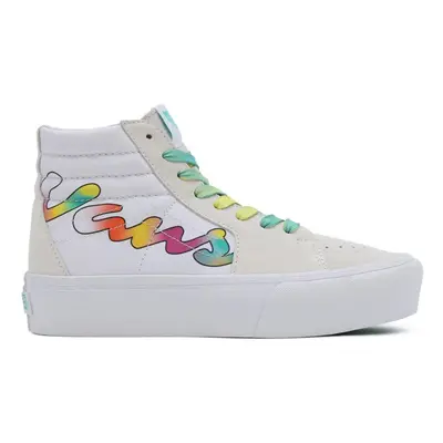 Dámská vycházková obuv VANS UA SK8-HI Platform 2 (Spring Fade) white true white