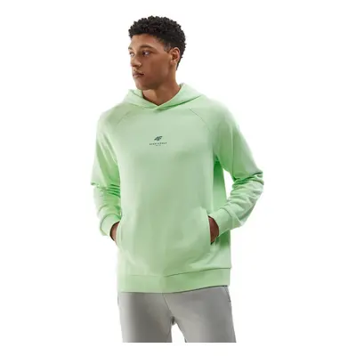 Pánská mikina s kapucí 4F SWEATSHIRT-4FWSS24TSWSM1010-42S-LIGHT GREEN