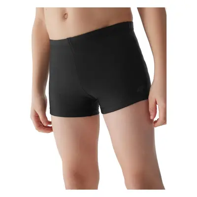 Chlapecké plavky 4F JUNIOR SWIMMING TRUNKS-4FJWSS24USWTM022-20S-DEEP BLACK