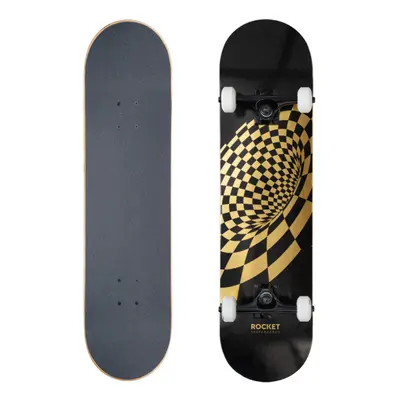 Skateboard ROCKET Vortex Foil Gold 8 IN