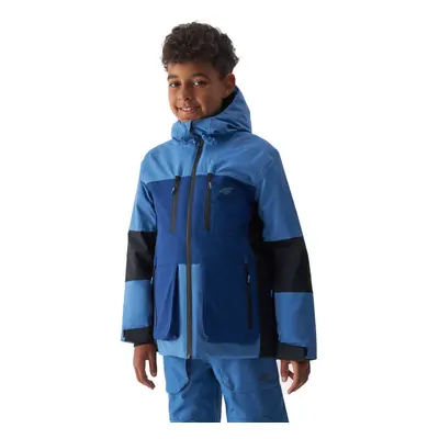 Chlapecká lyžařská bunda 4F JUNIOR TECHNICAL JACKET-JAW23TTJAM301-33S-BLUE