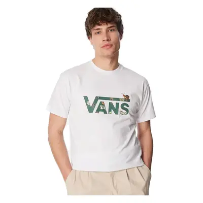 Pánské triko s krátkým rukávem VANS SNAIL TRAIL TEE-B White