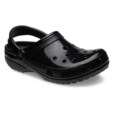 Kroksy (rekreační obuv) CROCS Classic High Shine Clog black