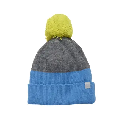 Chlapecká zimní čepice COLOR KIDS Hat beanie, colorblock, blue