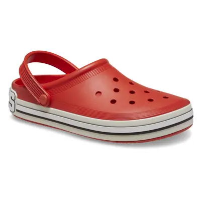 Kroksy (rekreační obuv) CROCS Crocband Off Court Logo Clog tomato