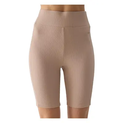 Dámské kraťasy 4F TIGHTS-4FWSS24TTIGF150-83S-BEIGE