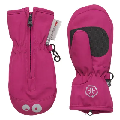 Dívčí rukavice COLOR KIDS Mittens w. zipper, festival fuchsia