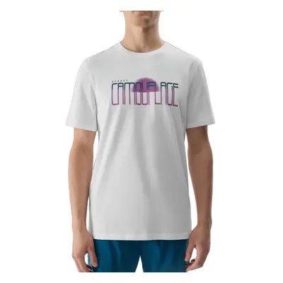 Pánské triko s krátkým rukávem 4F TSHIRT-4FWSS24TTSHM1288-10S-WHITE