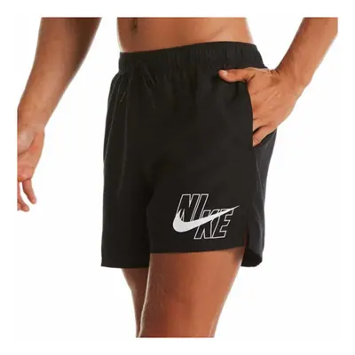 Pánské plavky NIKE SWIM Logo Lap 5 inch-001 Black