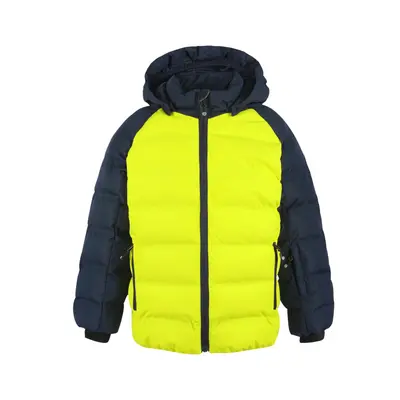 Chlapecká lyžařská bunda COLOR KIDS Ski jacket quilted, AF10.000, sulphur spring