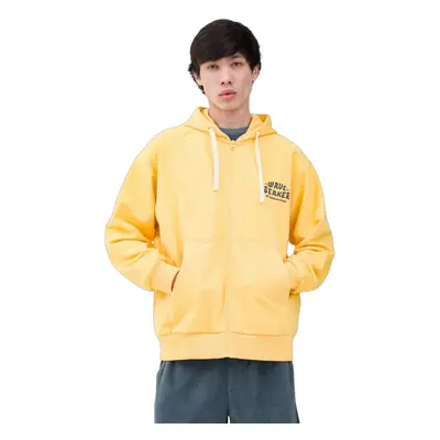 Pánská mikina se zipem 4F SWEATSHIRT-WSS24TSWSM1029-71S-YELLOW