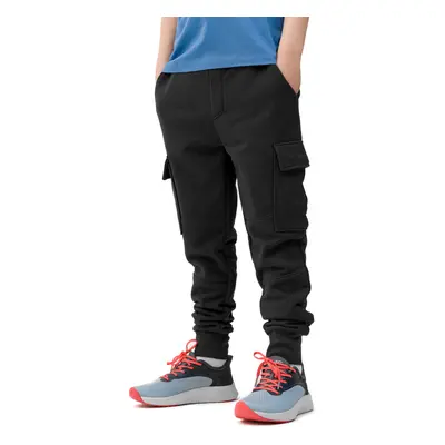 Chlapecké tepláky 4F JUNIOR TROUSERS-4FJWSS24TTROM590-22S-ANTHRACITE