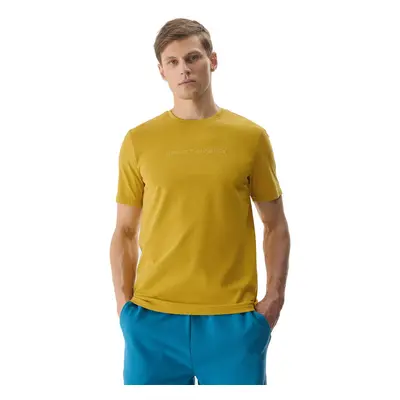 Pánské triko s krátkým rukávem 4F TSHIRT-4FWSS24TTSHM1156-71S-YELLOW