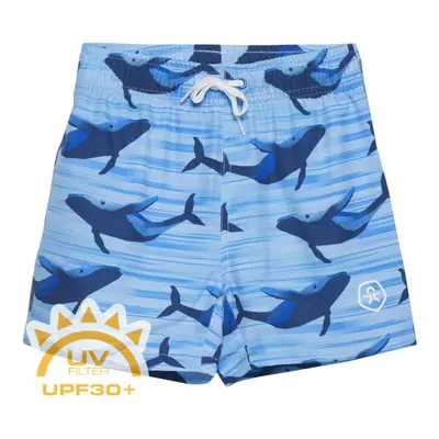 Chlapecké plavky COLOR KIDS Swim Shorts - AOP-7553-Azure Blue