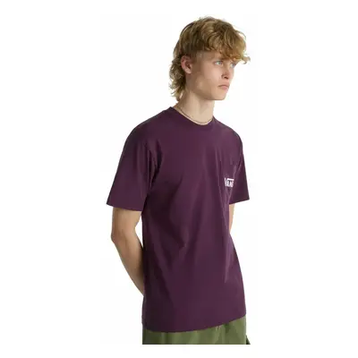 Pánské triko s krátkým rukávem VANS STYLE 76 BACK SS TEE-Purple