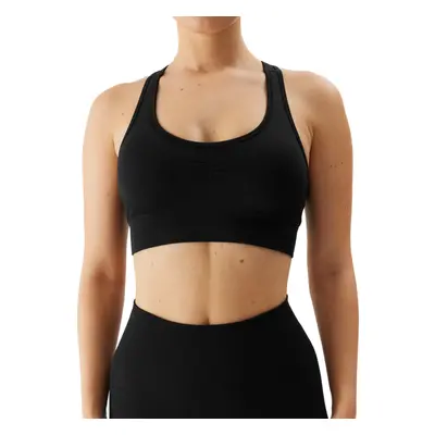 Dámská tréninková sportovní podprsenka 4F SPORT BRA-4FWSS24USBAF116-20S-DEEP BLACK