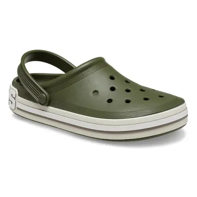 Kroksy (rekreační obuv) CROCS Crocband Off Court Logo Clog army green