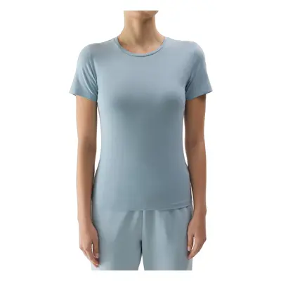 Dámské triko s krátkým rukávem 4F TSHIRT-4FWSS24TTSHF1267-34S-LIGHT BLUE