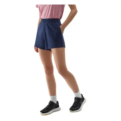 Dámské teplákové kraťasy 4F SHORTS CAS-4FWSS24TSHOF286-31S-NAVY