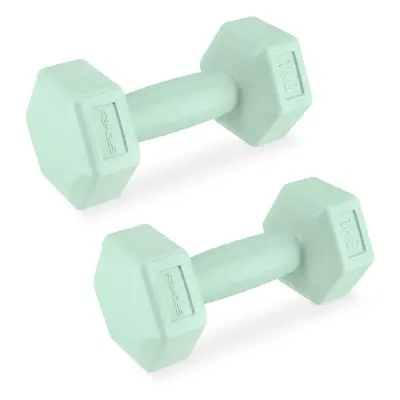 Set závaží SPOKEY MONSTER GREEN HEXA 1 kg