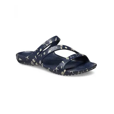 Dámské sandály CROCS Kadee II Shells Print Sandal W navy