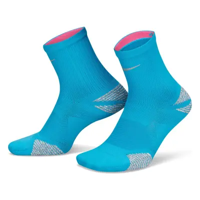 Dámské ponožky NIKE U GRIP RACING ANKLE -LASER BLUE HYPER PINK REFLECTIVE