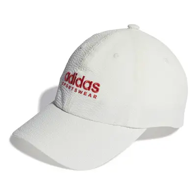 Kšiltovka ADIDAS DAD CAP SEERSUC OWHITE BRIRED