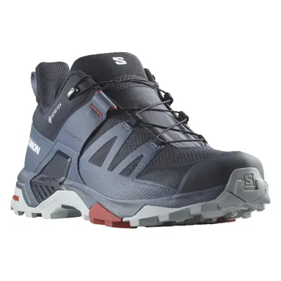 Pánská nízká turistická obuv SALOMON X Ultra 4 GTX carbon bering sea pearl blue