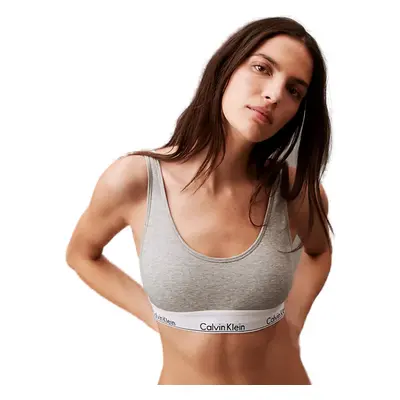 Dámská podprsenka CALVIN KLEIN LIGHTLY LINED BRALETTE-GREY HEATHER