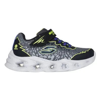 Chlapecká rekreační obuv SKECHERS S Lights Vortex 2.0 Zorento black yellow blue