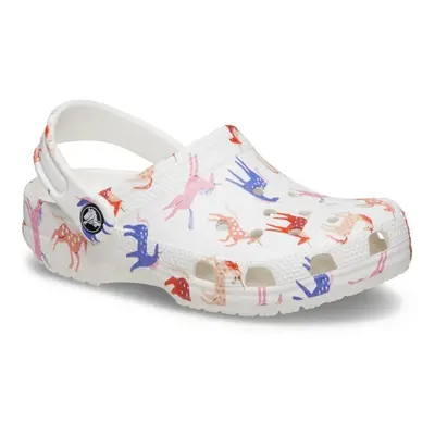 Dívčí kroksy (rekreační obuv) CROCS Classic Character Print Clog T unicorn