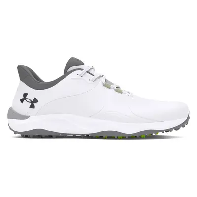 Pánské golfové boty s hroty UNDER ARMOUR UA Drive Pro SL Wide white white metallic gun metal