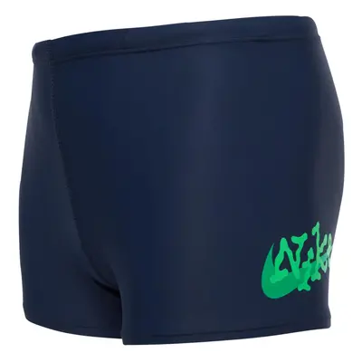 Chlapecké plavky NIKE SWIM Scribble Square Leg-440-Midnight Navy