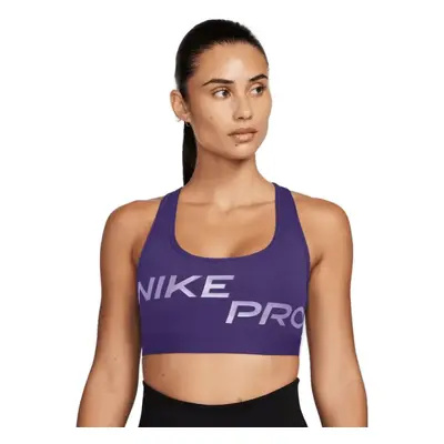 Dámská tréninková sportovní podprsenka NIKE W PRO DF SWSH LGT SPT GRX BRA-FN2749-547-violet