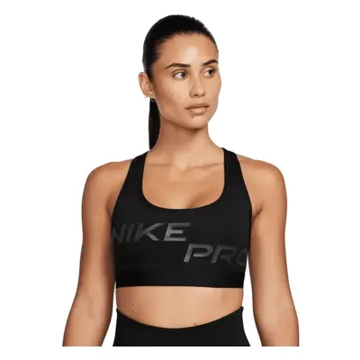 Dámská tréninková sportovní podprsenka NIKE W PRO DF SWSH LGT SPT GRX BRA-FN2749-010-black