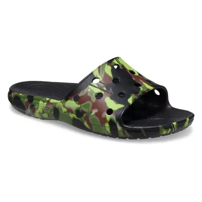 Šlapky (plážová obuv) CROCS Classic Crocs Spray Camo Slide black