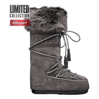 Dámské zimní boty vysoké MOON BOOT Velvet anthracite