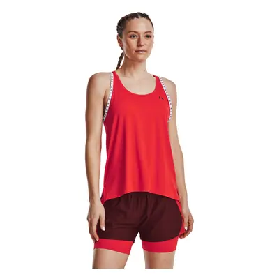 Dámské tréninkové tílko UNDER ARMOUR UA Knockout Tank-RED-1351596-890