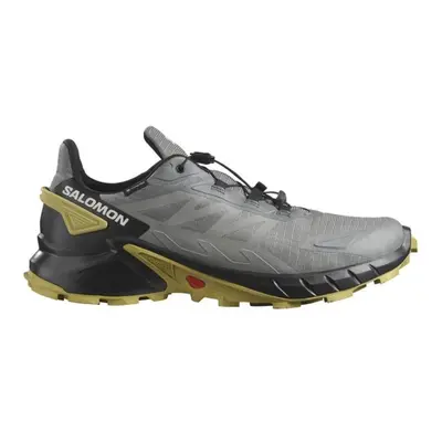 Pánská běžecká trailová obuv SALOMON Supercross 4 GTX pewter black cress green