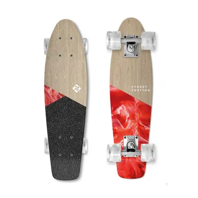 Skateboard STREET SURFING BEACH BOARD WOOD BloodyMary