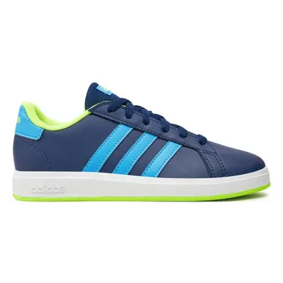 Chlapecká rekreační obuv ADIDAS Grand Court 2.0 dark blue blue rush lucid lemon