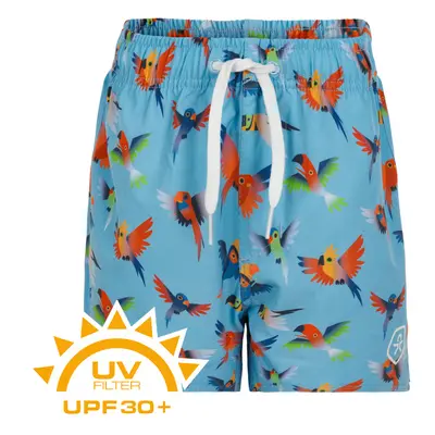 Chlapecké plavky COLOR KIDS Swim shorts short AOP UPF 30+ Blue Fish