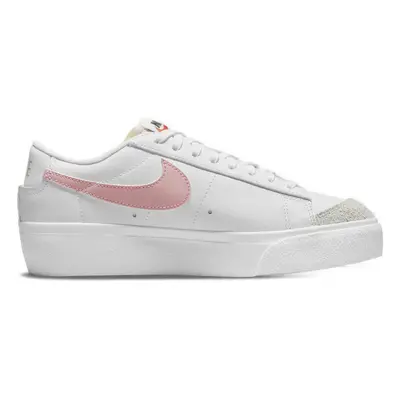 Dámská vycházková obuv NIKE Blazer Low Platform white summit white black pink glaze