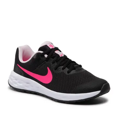 Dívčí sportovní obuv (tréninková) NIKE Revolution 6 black pink foam hyper pink