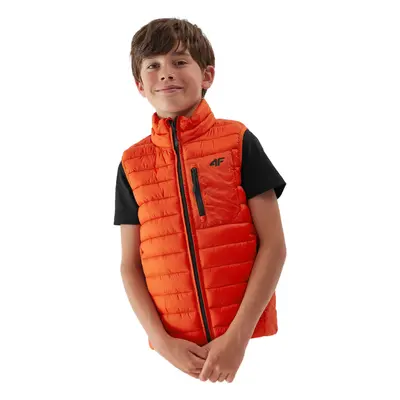 Chlapecká vesta 4F JUNIOR VEST-JAW23TVJAM040-70S-ORANGE