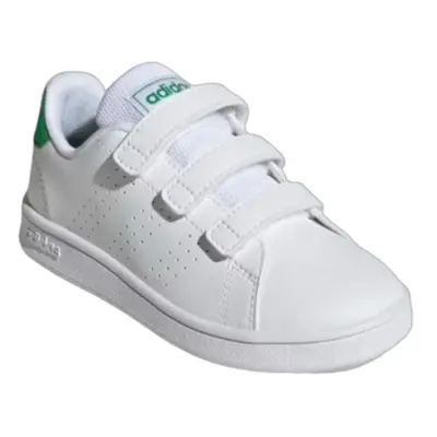 Dětská rekreační obuv ADIDAS Advantage Court K cloud white green core black