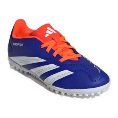 Chlapecké fotbalové kopačky turfy ADIDAS Predator Club K TF lucid blue cloud white solar red