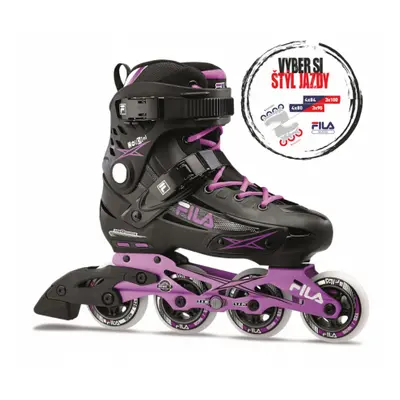 Dámské kolečkové brusle FILA SKATES MADAME HOUDINI BLACK VIOLET